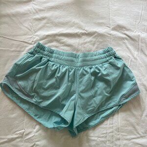 Lululemon Hotty Hot Shorts 2.5 Inch, Size 8: Cloud Blue